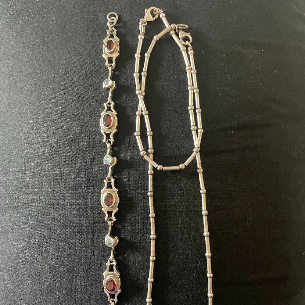 Vintage Silver Necklace and Bracelets